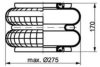 PE Automotive 084.004-12A Boot, air suspension